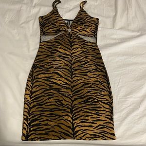 Tiger Print Dress